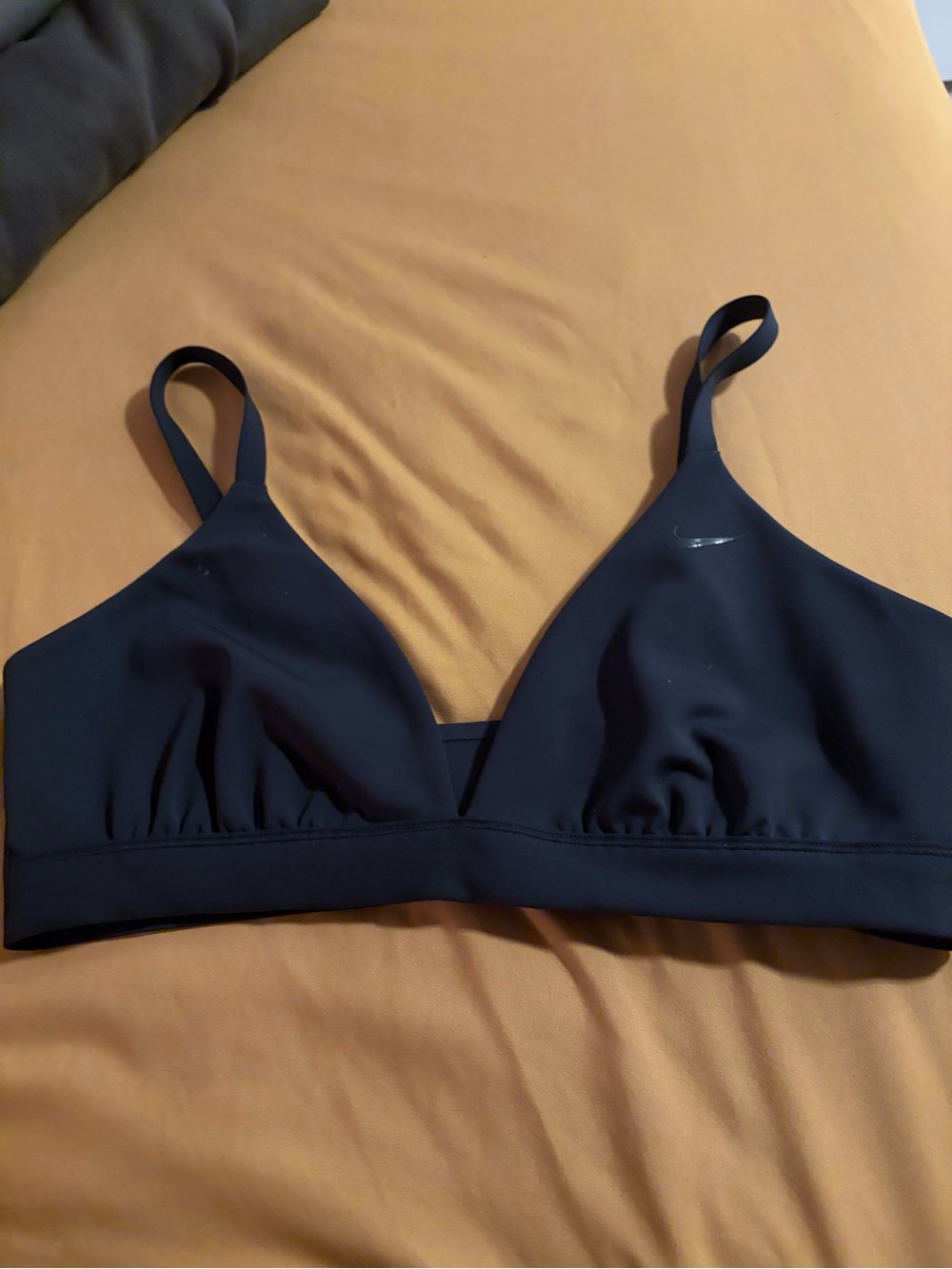 Nike Black Triangle Bralette Sports Bra